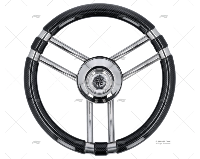 RUOTA DEL TIMONE 350mm T21CF     BLOCCO CARBONIO SAVORETTI ARMANDO