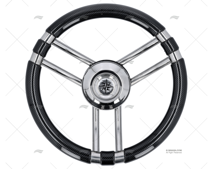 RUOTA DEL TIMONE 350mm T21CF     BLOCCO CARBONIO SAVORETTI ARMANDO