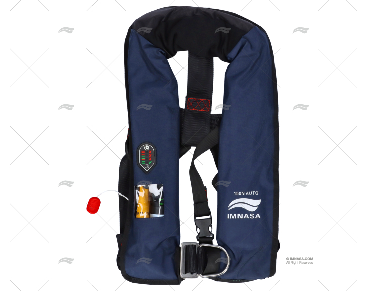 GILET 150N AUTO P. SENSORE+IMBRACATURA NAVY IMNASA