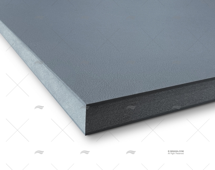 KING PLAS. PANEL GRAY 810x505x12,7mm KING PLASTIC CORPORATION