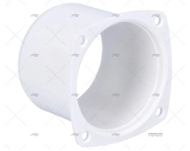 ADAPTADOR PLÁSTICO BRANCO 82 X 82 mm ROCA MARIN EQUIPMENT