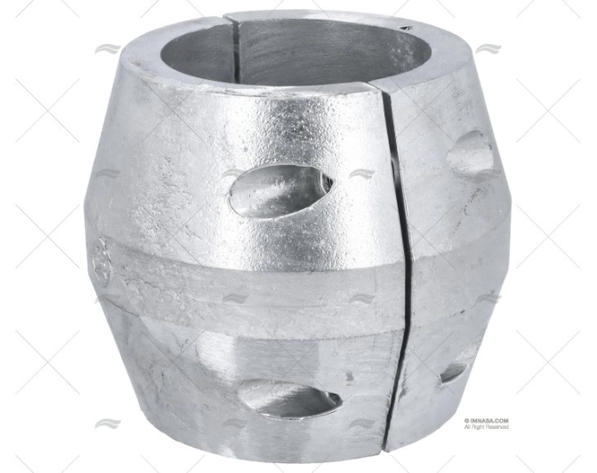 ANODE ZINC COLLAR SHAFTS 115  4-1/2" ZINETI