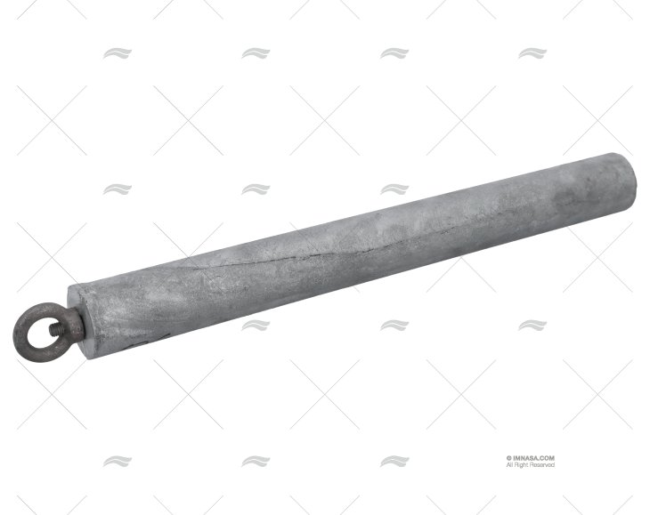 ÂNODO ZINCO BARRA 40x400mm 4,076kg PENDURAR ZINETI