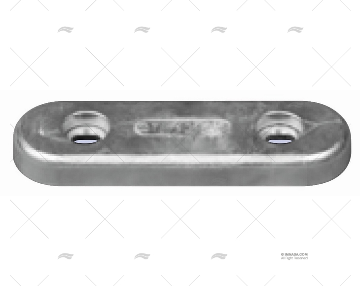 ÂNODO ZINCO 280x 85mm TECNOSEAL