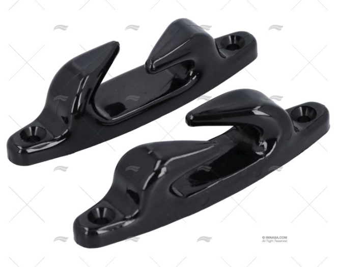 GUIA DE CABOS PLÁSTICO PRETO 113mm (JGO.)