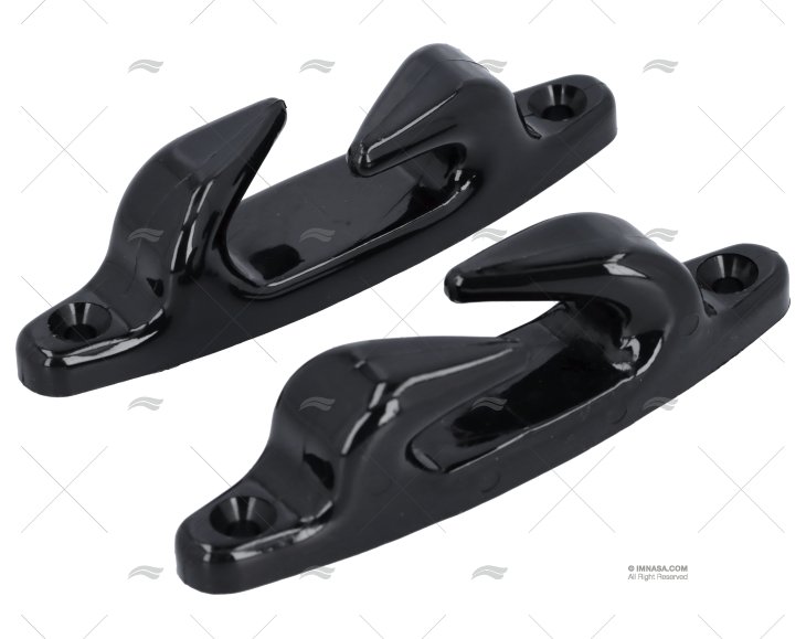 GUIACABOS PLASTICO NEGRO 113mm (JGO.)