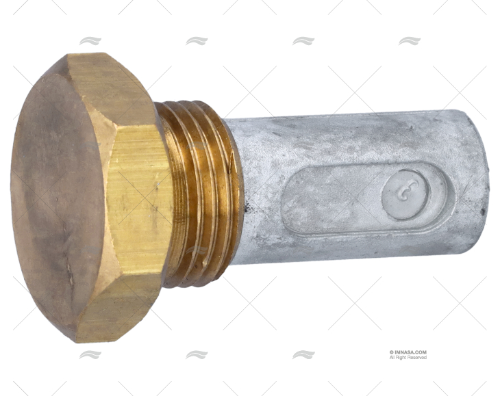 ANODO ZINC RENAULT MARINE 42x24mm