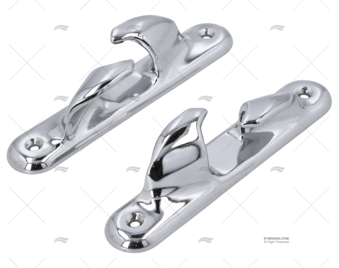 GUIA DE CABOS 205X40mm JOGO BRONZE CROMADO