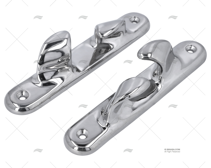 GUIA DE CABOS EM INOX 255mm PAR