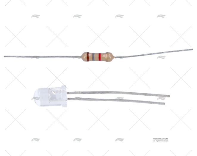 Led AZUL COM Resistência BESENZONI
