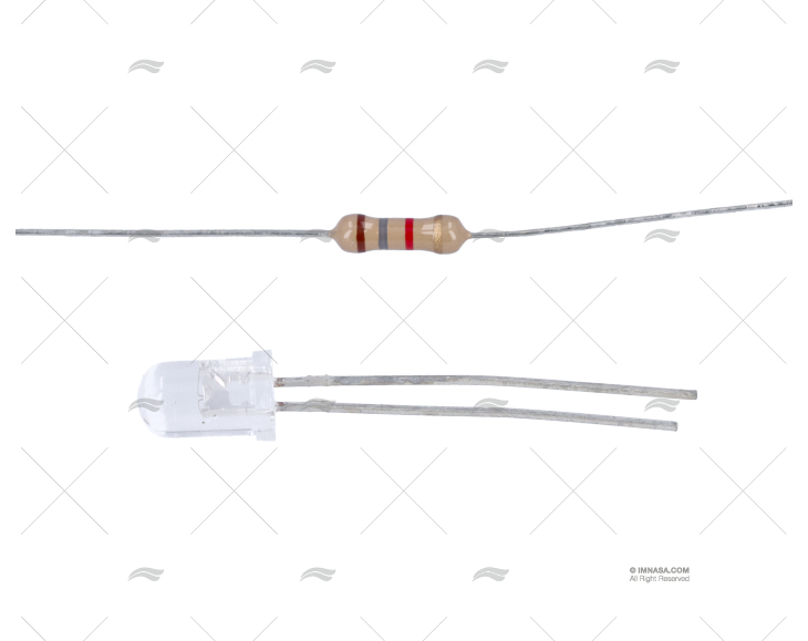 Led AZUL COM Resistência BESENZONI