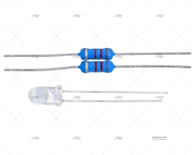 LED BIANCO CON RESISTENZA BESENZONI