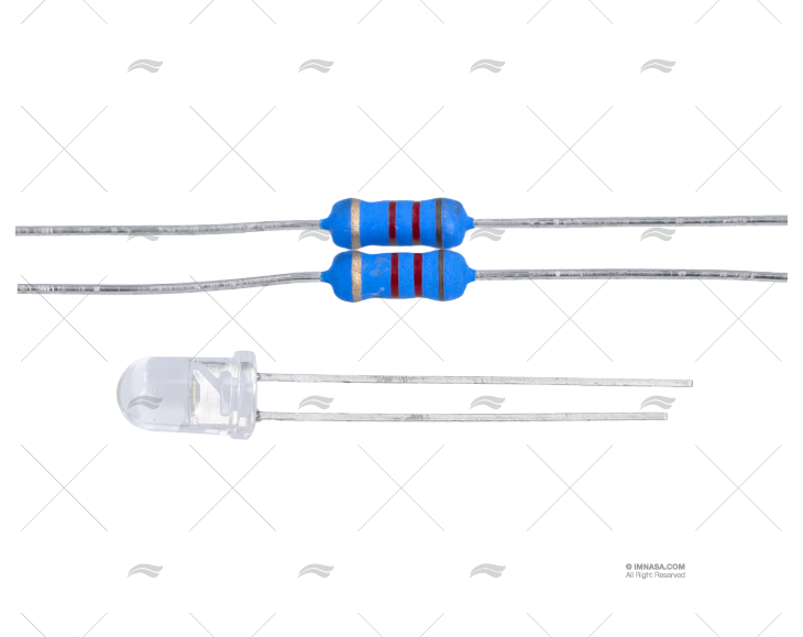 LED BIANCO CON RESISTENZA BESENZONI