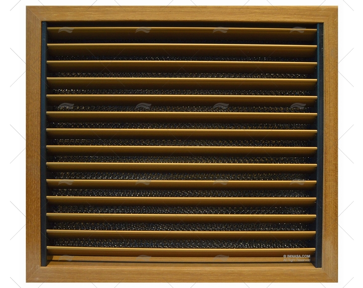 GRIGLIA ARIA TEAK 350x300 C/FILTRO THERMOWELL