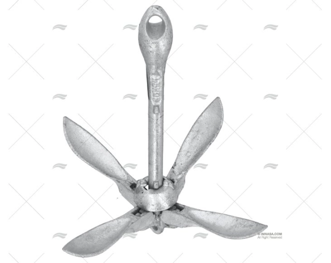 ANCHOR GRAPNEL GALVANIZED 1,5kg ANCHOR GRAPNEL GALVANIZED 1,5kg