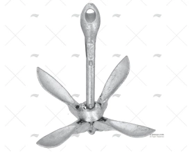 ANCORA PIEGHEVOLE  1,5kg ZINCATO
