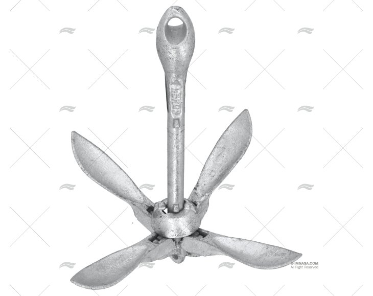 ÂNCORA GRAPNEL GALVANIZADO 1,5 kg