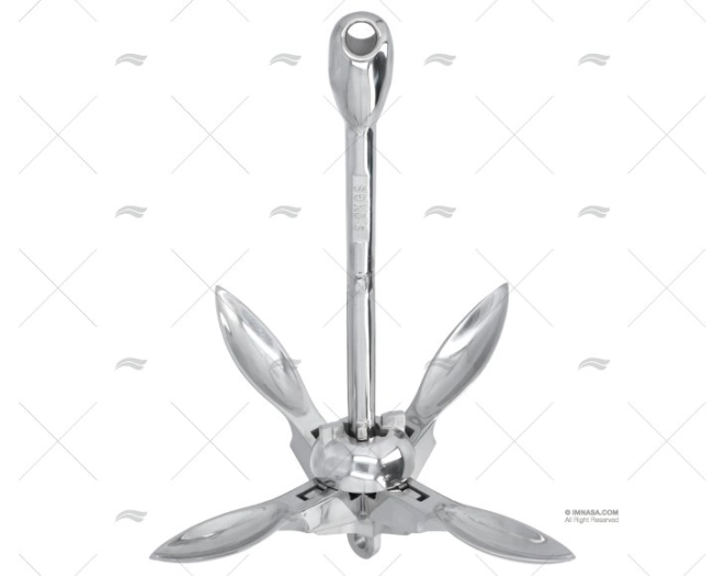 GRAPPIN PLIABLE AISI 316 INOX 3.2kg