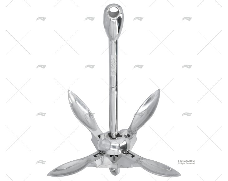 ANCLA PLEGABLE  3.2kg INOX