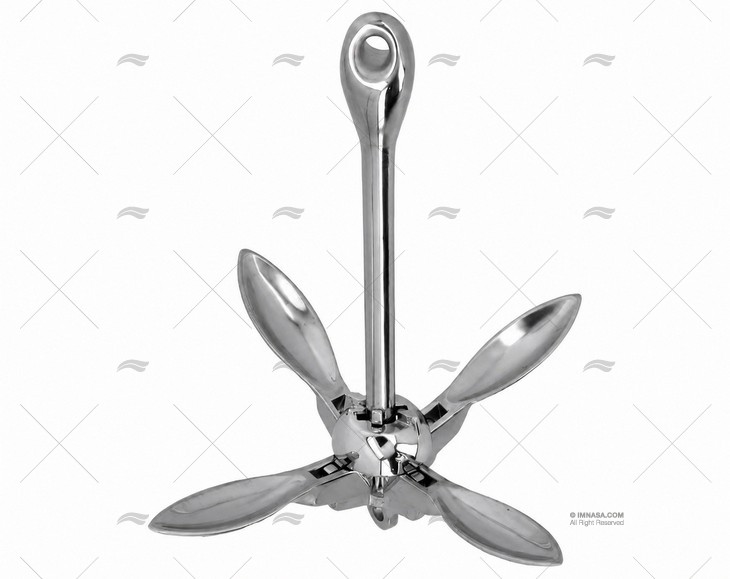 ÂNCORA DOBRÁVEL  4  kg INOX