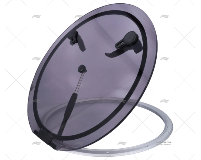 ROUND FLUSH OPENING HATCH ALU 617mm