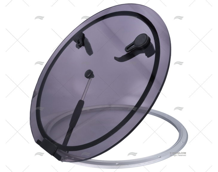 ROUND FLUSH OPENING HATCH ALU 617mm