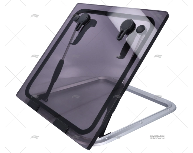 SQUARE FLUSH OPENING HATCH ALU 485x485mm