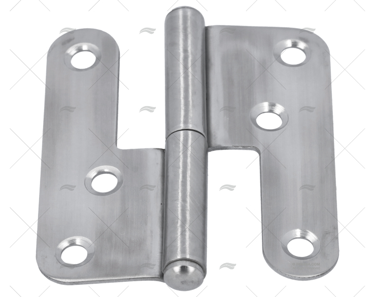 CERNIERA INOX 85x75mm SINISTRA