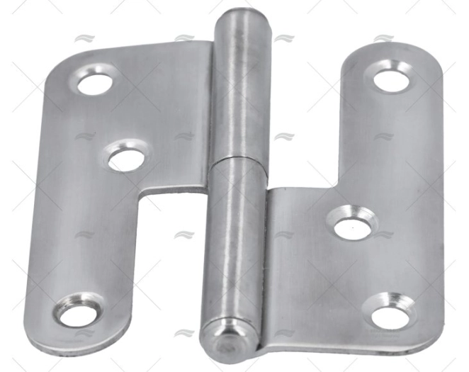 CERNIERA INOX 85x75mm DESTRA