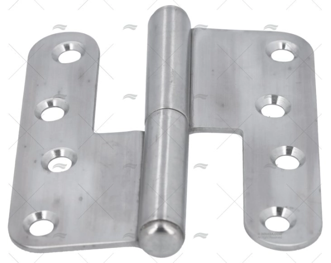 CERNIERA INOX 110x98.8mm SINISTRA