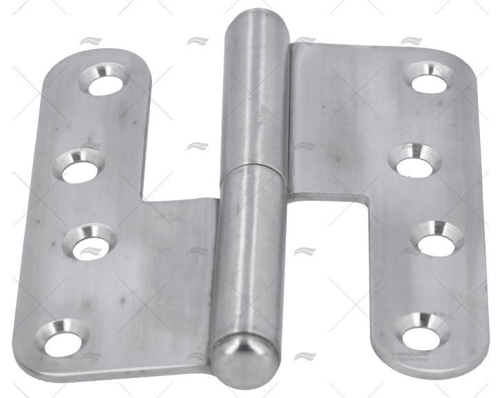 CERNIERA INOX 110x98.8mm SINISTRA