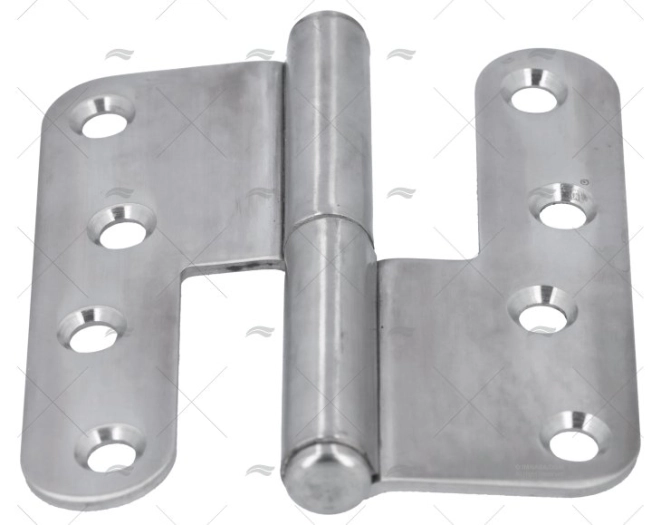 CERNIERA INOX 110x98.8mm DESTRA