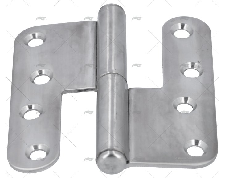 CERNIERA INOX 110x98.8mm DESTRA