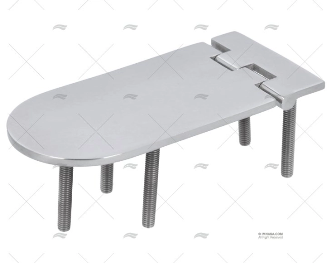 CHARNIERE INOX 134x65mm