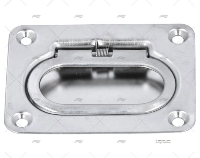 PLATINA C/ARGOLA INOX SS 304 57x76mm MARINE TOWN