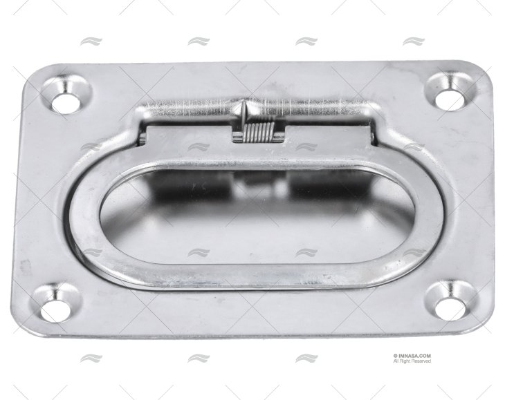 PLATINA C/ARGOLA INOX SS 304 57x76mm MARINE TOWN