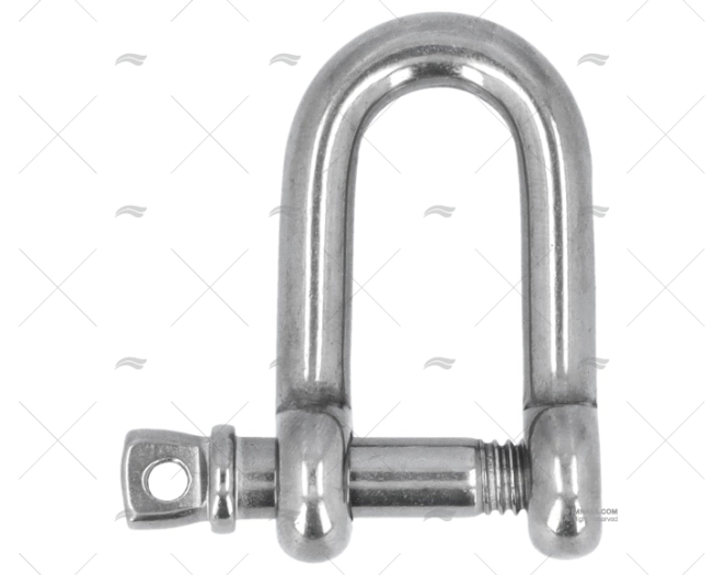 MANILHA RETA INOX 06mm
