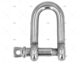 MANILHA RETA INOX 06mm