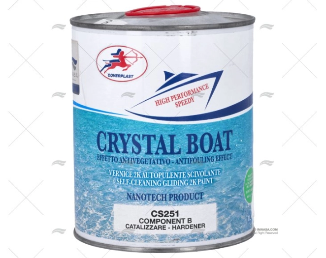 ANTIVEGETATIVO CRYSTAL BARCO 1L COMPO.B COVERPLAST