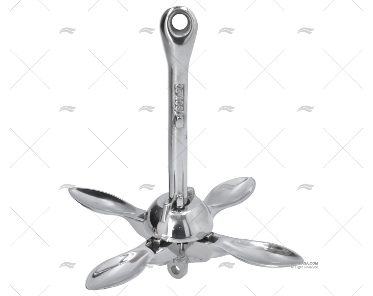 ANCORA PIEGHEVOLE  0,7kg INOX