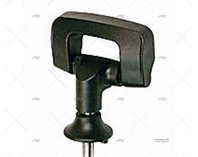 SUPPORTO MONTAGGIO INCLINABILE/GIREVOLE INOX NERO SOUTHCO