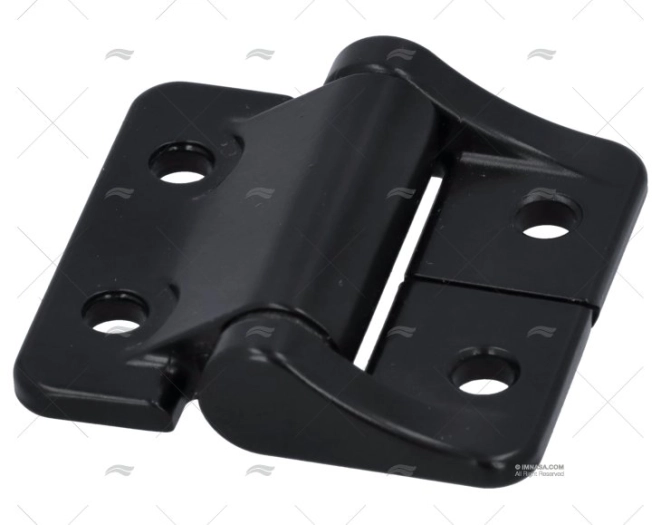 SYMETRICAL  HINGE BLACK ALU 2.3 SOUTHCO
