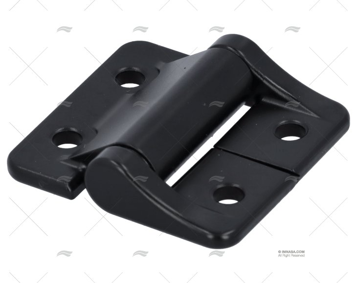 ASYMETRICAL  HINGE BLACK ALU 2.3/1.4 SOUTHCO
