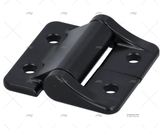 ASYMETRICAL  HINGE BLACK ALU 2.7/1.6 SOUTHCO