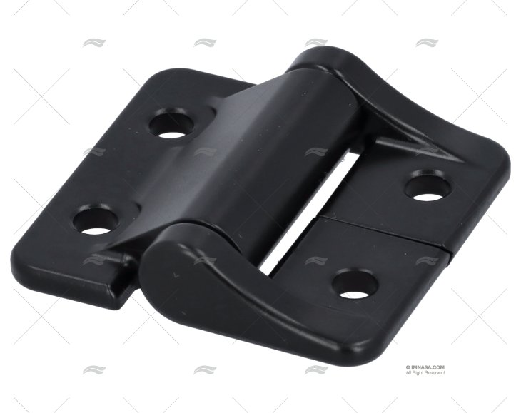 ASYMETRICAL  HINGE BLACK ALU 2.7/1.6 SOUTHCO