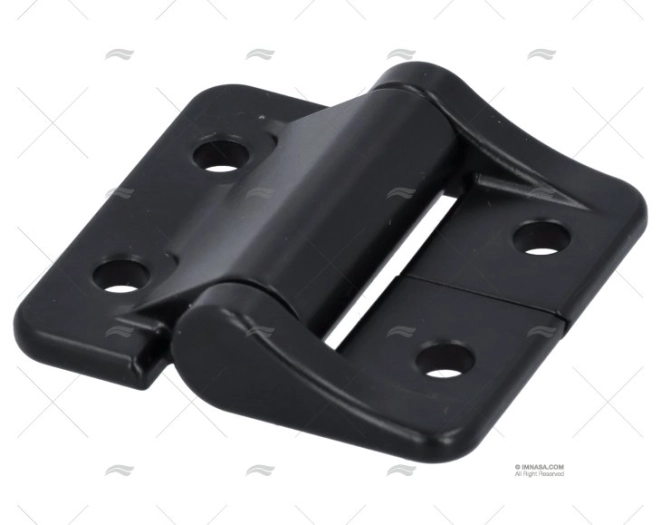 ASYMETRICAL  HINGE BLACK ALU 1.1/1.8 SOUTHCO