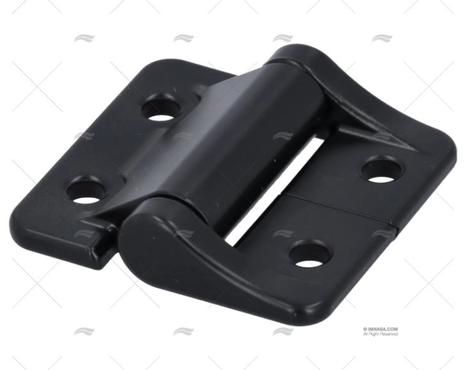 ASYMETRICAL  HINGE BLACK ALU 1.4/2.3 SOUTHCO