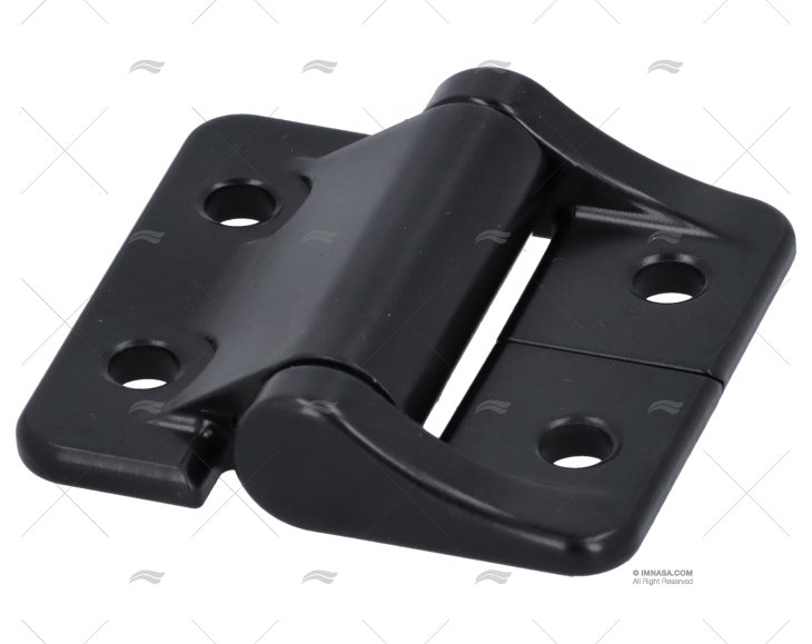 ASYMETRICAL  HINGE BLACK ALU 1.6/2.7 SOUTHCO