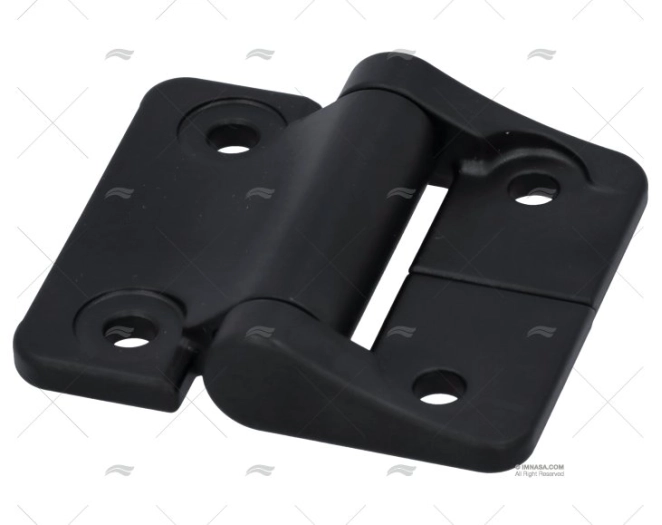 SYMETRICAL  HINGE BLACK ALU 2.3 SOUTHCO
