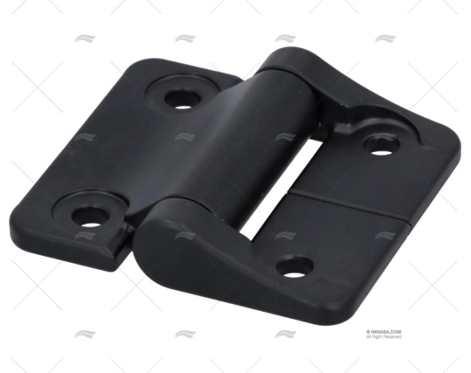 BISAGRA  ASIMETRICA ALU NEGRO 2.3/1.4 SOUTHCO